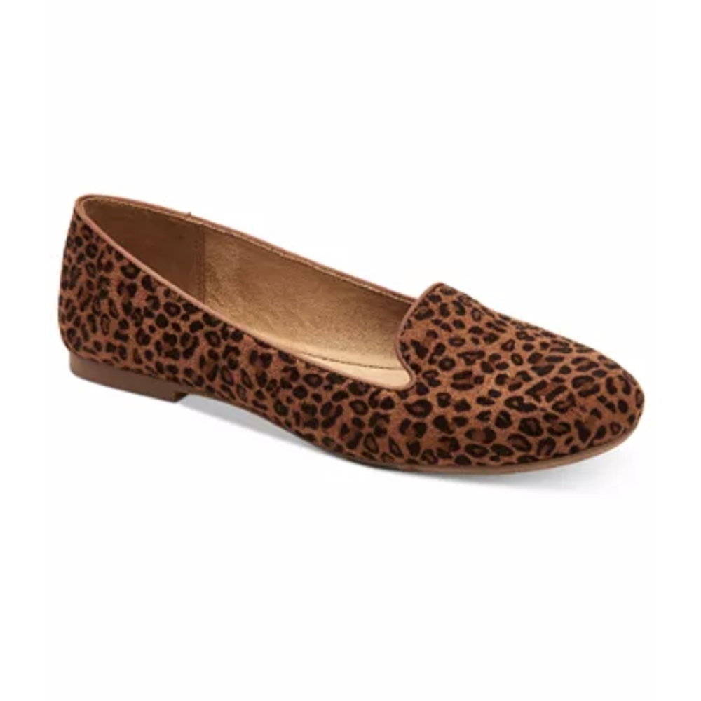 Leopard Loafer Flats